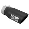 aFe Power | MACH Force-Xp 409 Stainless Steel Clamp-on Exhaust Tip Black