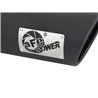 aFe Power | MACH Force-Xp 409 Stainless Steel Clamp-on Exhaust Tip Black