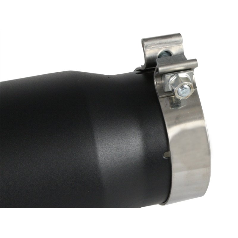 aFe Power | MACH Force-Xp 409 Stainless Steel Clamp-on Exhaust Tip Black