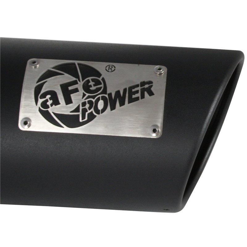 aFe Power | MACH Force-Xp 409 Stainless Steel Clamp-on Exhaust Tip Black