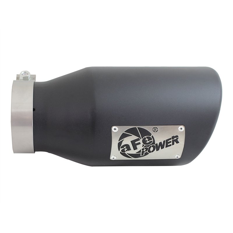aFe Power | MACH Force-Xp 409 Stainless Steel Clamp-on Exhaust Tip Black