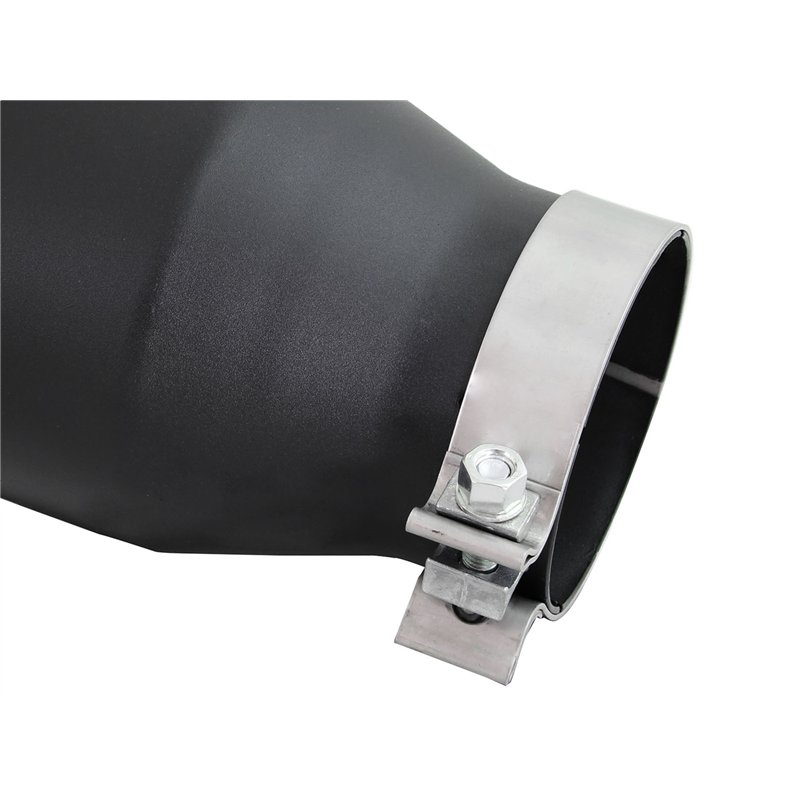 aFe Power | MACH Force-Xp 409 Stainless Steel Clamp-on Exhaust Tip Black