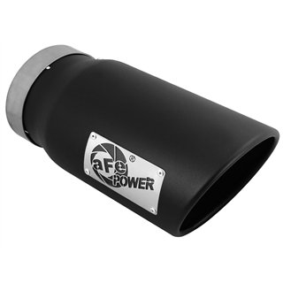aFe Power | MACH Force-Xp 409 Stainless Steel Clamp-on Exhaust Tip Black