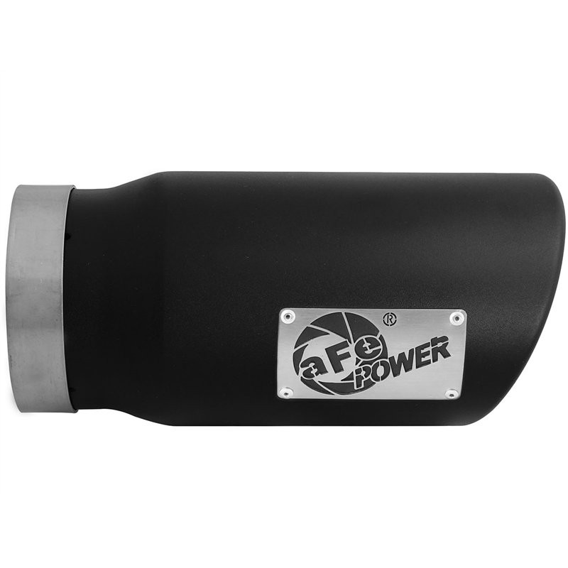 aFe Power | MACH Force-Xp 409 Stainless Steel Clamp-on Exhaust Tip Black
