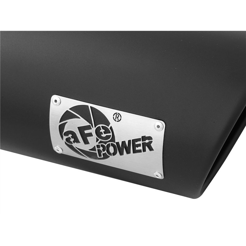 aFe Power | MACH Force-Xp 409 Stainless Steel Clamp-on Exhaust Tip Black