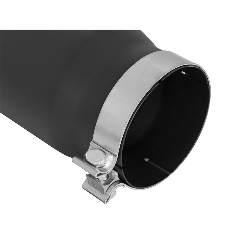 aFe Power | MACH Force-Xp 409 Stainless Steel Clamp-on Exhaust Tip Black