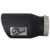 aFe Power | MACH Force-Xp 409 Stainless Steel Clamp-on Exhaust Tip Black Left Side Exit