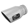 aFe Power | MACH Force-Xp 304 Stainless Steel Clamp-on Exhaust Tip Polished Left Side Exit