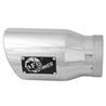 aFe Power | MACH Force-Xp 304 Stainless Steel Clamp-on Exhaust Tip Polished Left Side Exit