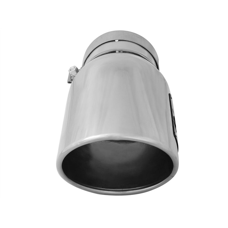 aFe Power | MACH Force-Xp 304 Stainless Steel Clamp-on Exhaust Tip Polished Left Side Exit