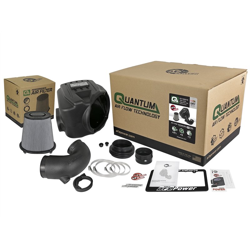 aFe Power | QUANTUM Cold Air Intake System w/Pro DRY S Media - Ram 2500 / 3500 5.9L 2000-2002