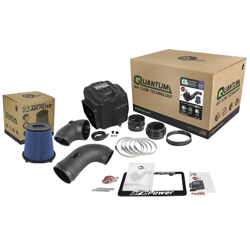 aFe Power | QUANTUM Cold Air Intake System w/Pro 5R Media - Silverado / Sierra 2500 HD / 3500 HD 6.6L 2007-2010