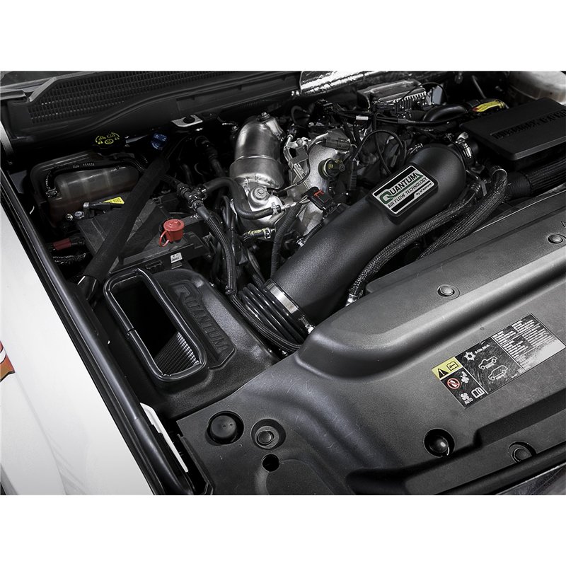 aFe Power | QUANTUM Cold Air Intake System w/Pro DRY S Media - Silverado / Sierra 2500 HD / 3500 HD 6.6L 2017-2019