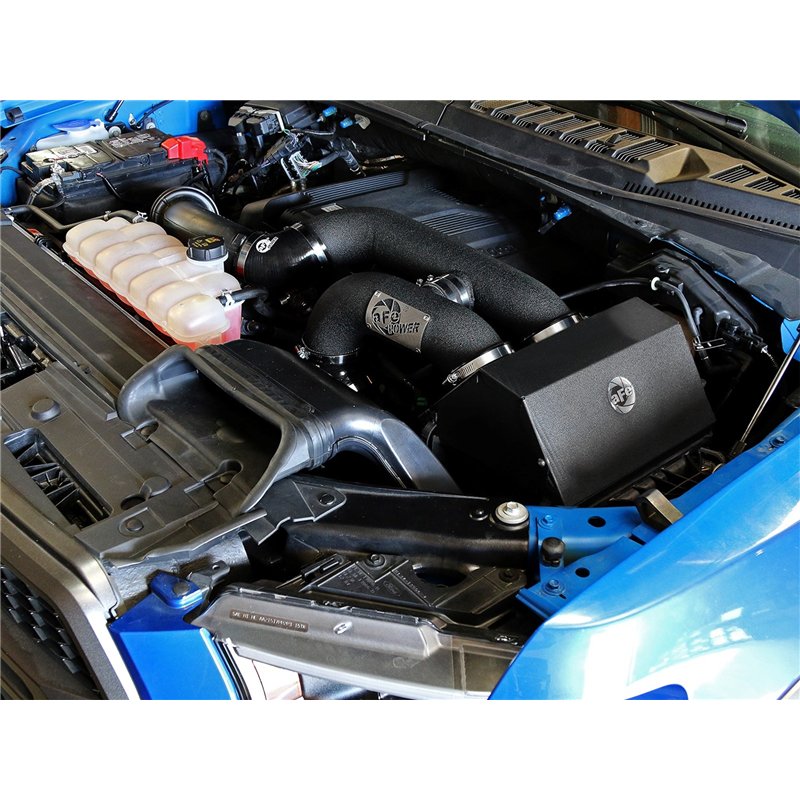 aFe Power | Magnum FORCE Stage-2XP Cold Air Intake System w/Pro 5R Media Black - Expedition / F-150 / Navigator 3.5T 2017-2021