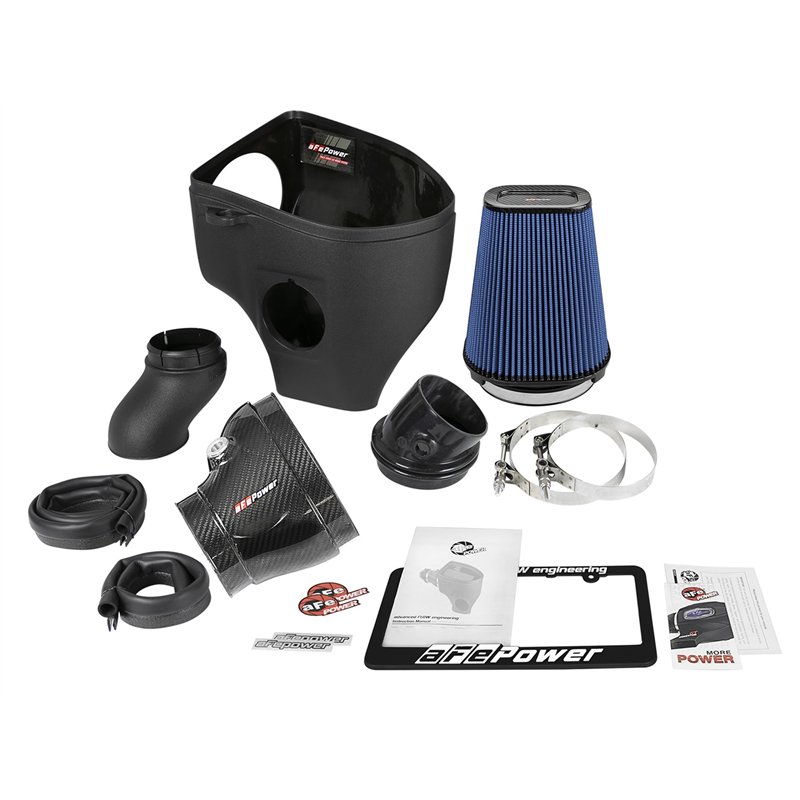 aFe Power | Track Series Stage-2 Carbon Fiber Intake System w/Pro 5R Media - Challenger 6.2L 2018-2023