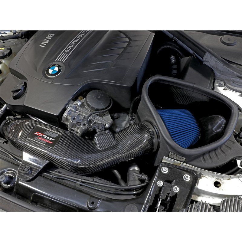 aFe Power | Track Series Stage-2 Carbon Fiber Intake System w/Pro 5R Media - BMW 3.0T 2012-2018