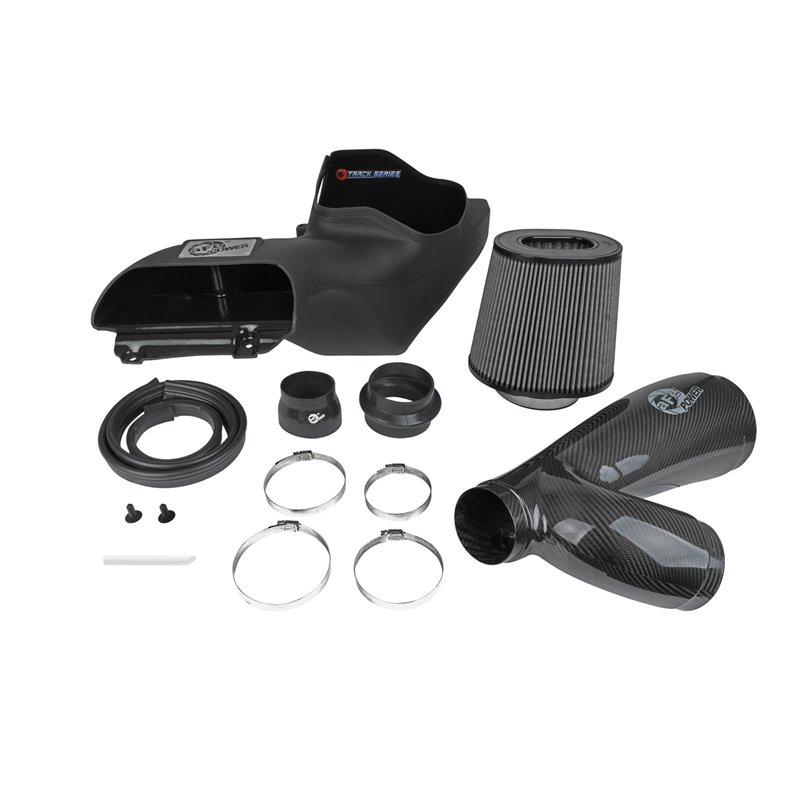 aFe Power | Track Series Stage-2 Carbon Fiber Intake System w/Pro DRY S Media - Expedition / F-150 / Navigator 3.5T 2017-2021