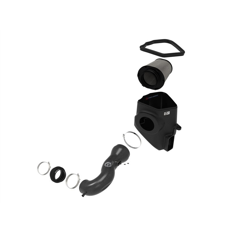 aFe Power | Track Series Stage-2 Carbon Fiber Intake System w/Pro DRY S Media - Cadillac / Chevrolet / GMC 6.2L / 5.3L 2019-2025