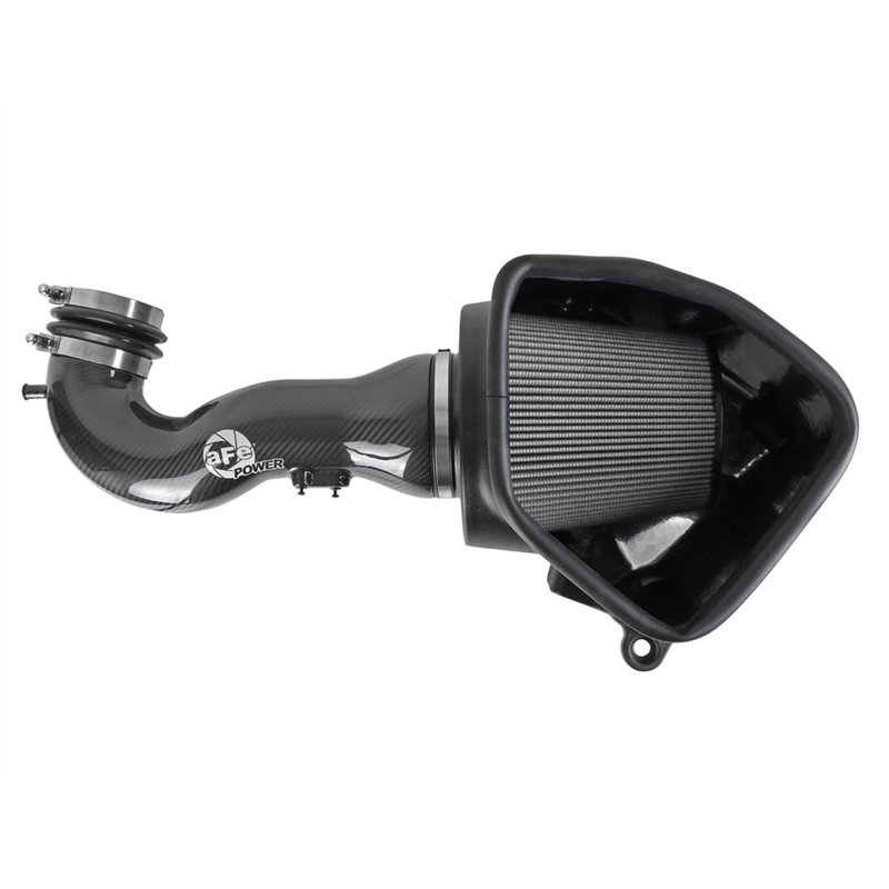 aFe Power | Track Series Stage-2 Carbon Fiber Intake System w/Pro DRY S Media - Cadillac / Chevrolet / GMC 6.2L / 5.3L 2019-2025
