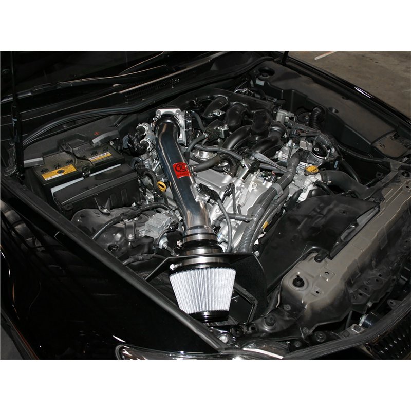 aFe Power | Takeda Stage-2 Cold Air Intake System w/Pro DRY S Media Polished - IS250 / IS300 / IS350 2.5L / 3.5L 2006-2020