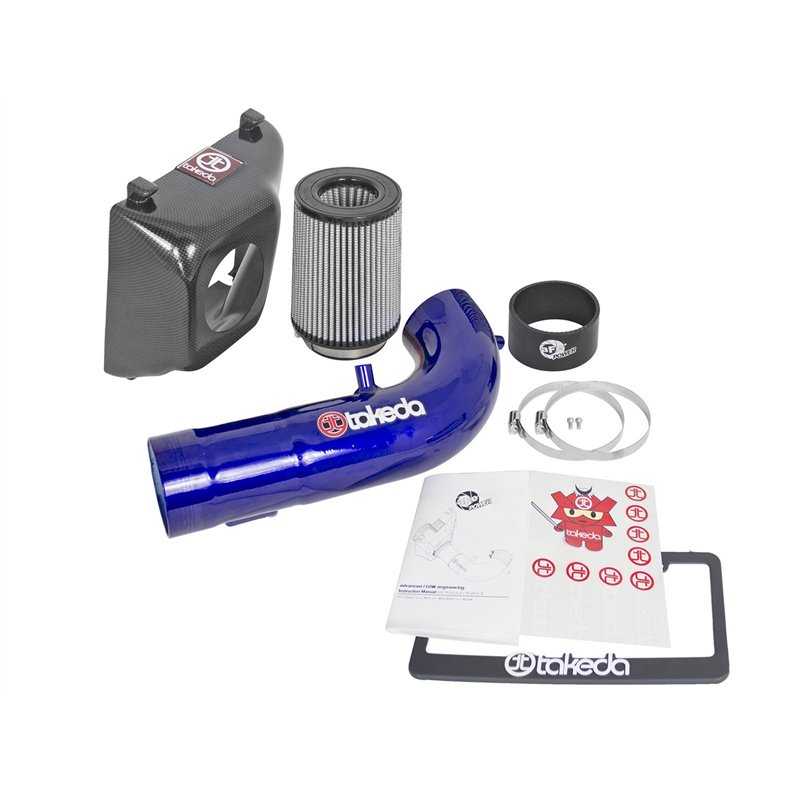 aFe Power | Takeda Stage-2 Cold Air Intake System w/Pro DRY S Media Blue - GS F / RC F 5.0L 2015-2025