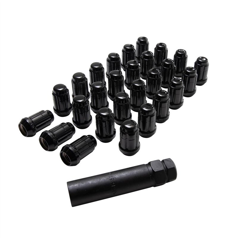 Gorilla | Lug Nuts (27) - Acorn - Black Chrome - 12MM X 1.50
