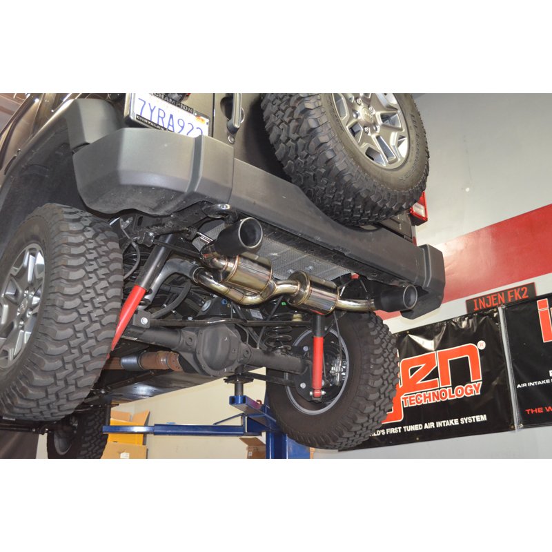 Injen | Axle-Back Dual Exhaust System - Wrangler (JK) 3.6L / 3.8L 2007-2017