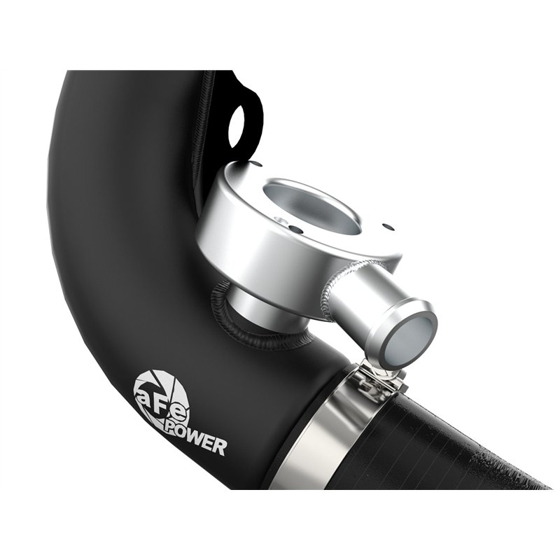 aFe Power | BladeRunner 2-1/2 IN Aluminum Hot Charge Pipe Black - Wrangler (JL) 2.0T 2018-2023