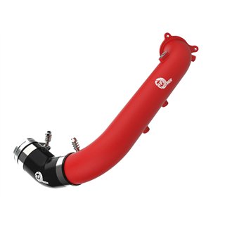 aFe Power | BladeRunner 2-3/4 IN Aluminum Hot Charge Pipe Red - GR Supra 2.0T 2021-2024