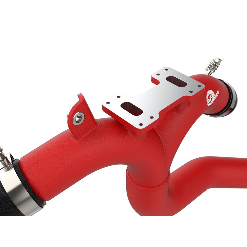 aFe Power | BladeRunner 3 IN Aluminum Hot and Cold Charge Pipe Kit Red - Stinger 3.3T 2018-2023