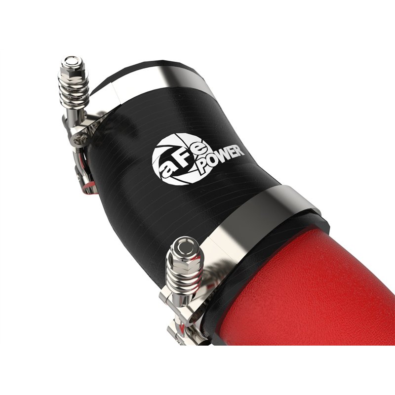 aFe Power | BladeRunner 3 IN Aluminum Hot and Cold Charge Pipe Kit Red - Stinger 3.3T 2018-2023