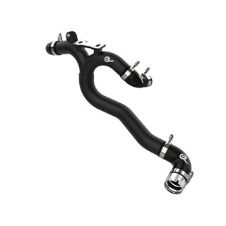 aFe Power | BladeRunner 3 IN Aluminum Hot Charge Pipe Black - Stinger 3.3T 2018-2023
