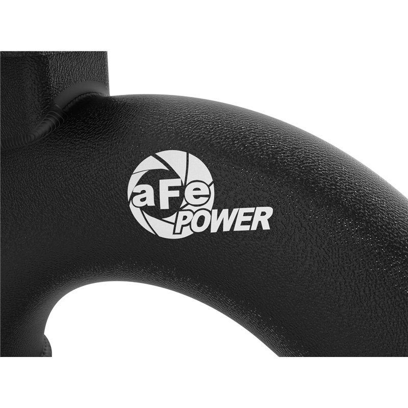 aFe Power | BladeRunner 3 IN Aluminum Hot Charge Pipe Black - Stinger 3.3T 2018-2023
