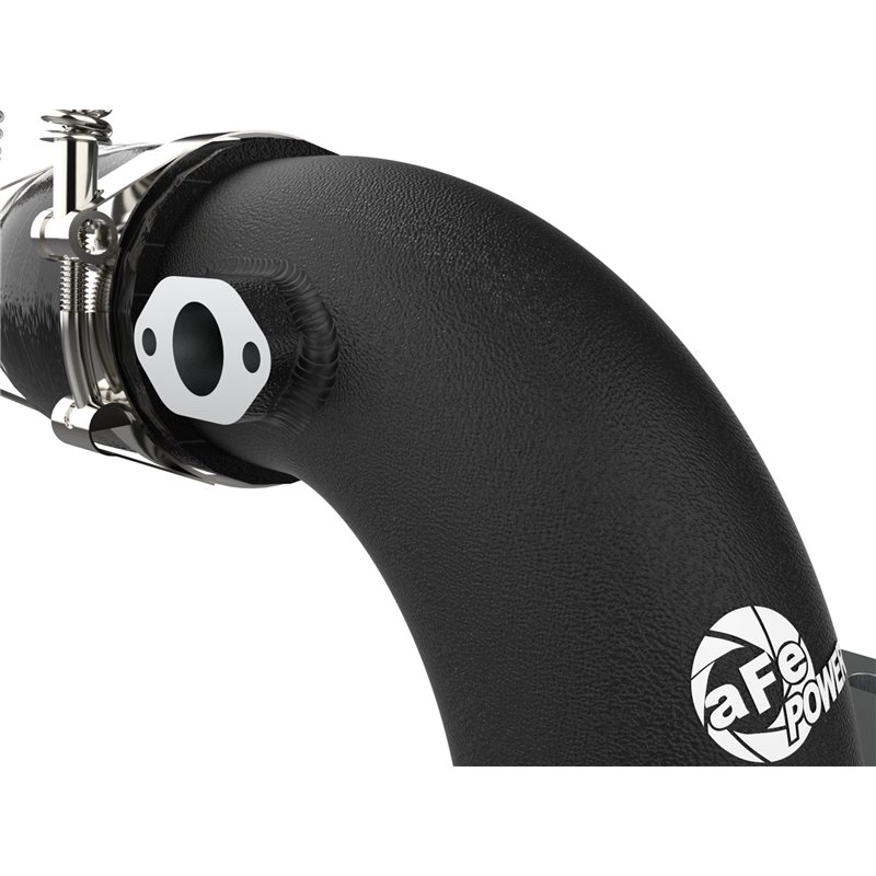 aFe Power | BladeRunner 3 IN Aluminum Cold Charge Pipe Black - Stinger 3.3T 2018-2023