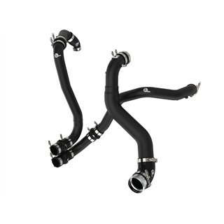 aFe Power | BladeRunner 3 IN Aluminum Hot and Cold Charge Pipe Kit Black - F-150 3.5T 2021-2025