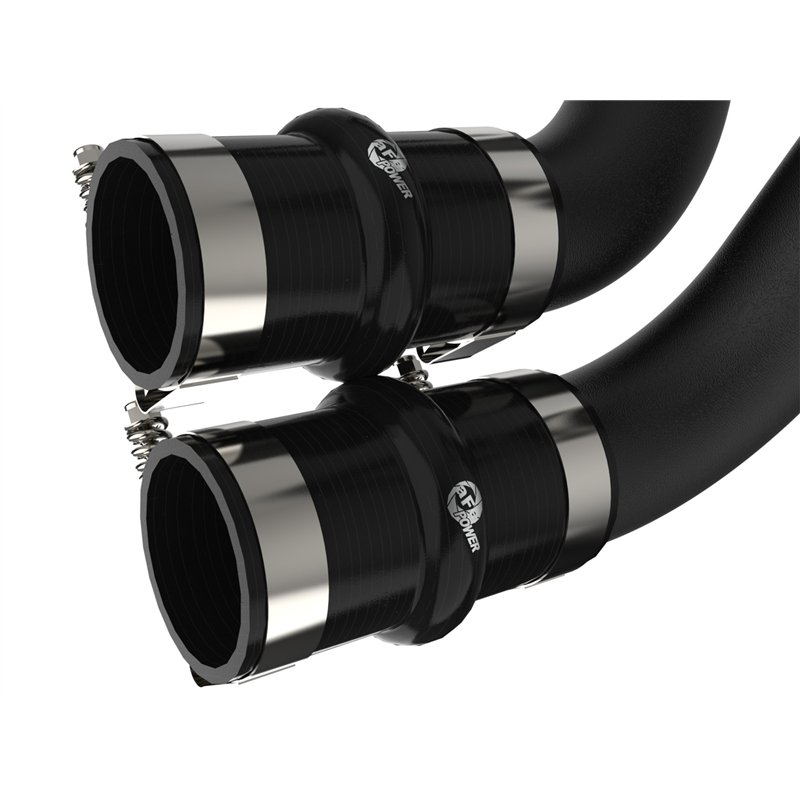aFe Power | BladeRunner 3 IN Aluminum Hot and Cold Charge Pipe Kit Black - F-150 3.5T 2021-2025