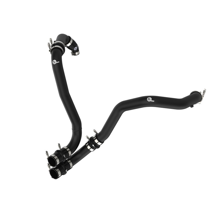 aFe Power | BladeRunner 3 IN Aluminum Hot and Cold Charge Pipe Kit Black - F-150 3.5T 2021-2025