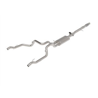 aFe Power | Gemini XV 3 IN 304 Stainless Steel Cat-Back Exhaust System w/Cut-Out - Silverado / Sierra 1500 6.2L 2019-2025