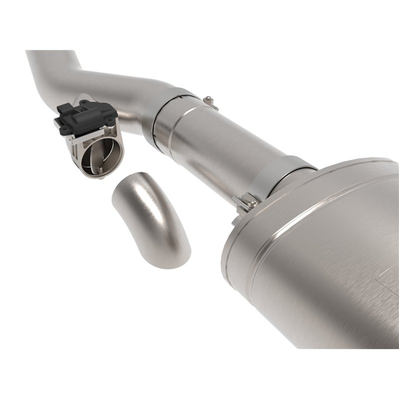aFe Power | Gemini XV 3 IN 304 Stainless Steel Cat-Back Exhaust System w/Cut-Out - Silverado / Sierra 1500 6.2L 2019-2025