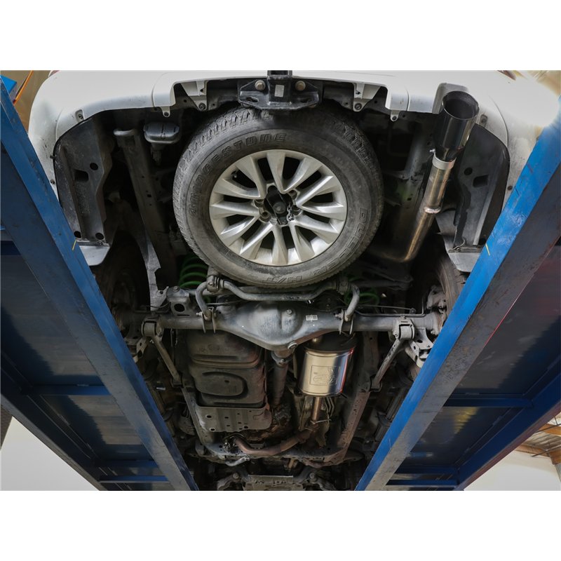 aFe Power | Vulcan Series 2-1/2 IN 304 Stainless Steel Cat-Back Exhaust System w/Black Tip - GX460 4.6L 2010-2023