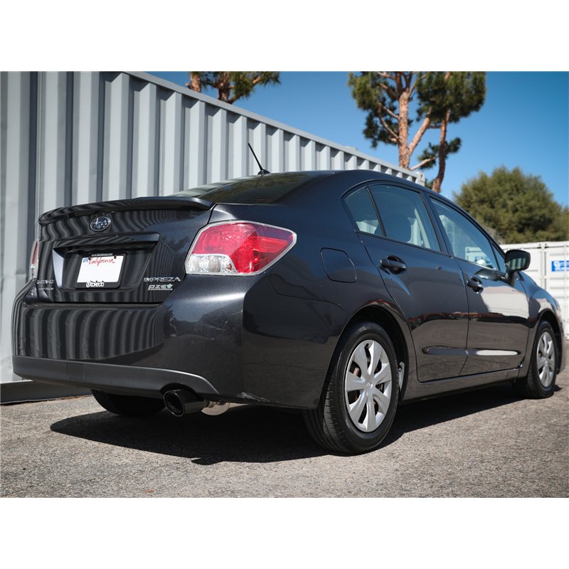 aFe Power | Takeda 2-1/4 IN 304 Stainless Steel Cat-Back Exhaust System w/Black Tip - Impreza 2.0L 2012-2016