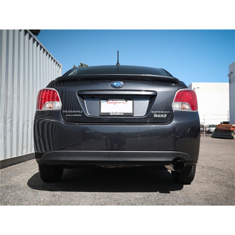 aFe Power | Takeda 2-1/4 IN 304 Stainless Steel Cat-Back Exhaust System w/Black Tip - Impreza 2.0L 2012-2016