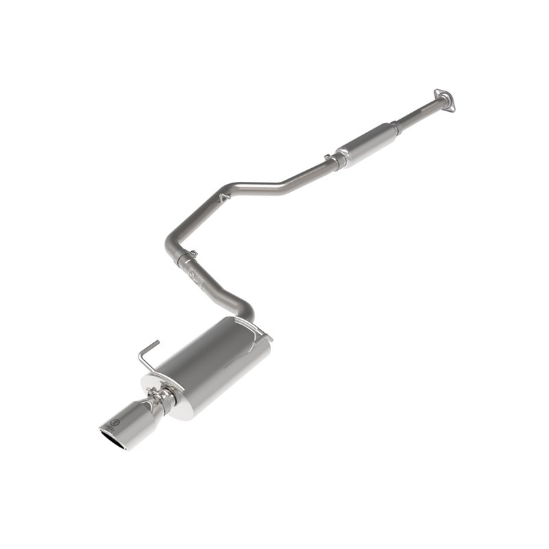 aFe Power | Takeda 2-1/4 IN 304 Stainless Steel Cat-Back Exhaust System w/Polished Tip - Impreza 2.0L 2012-2016