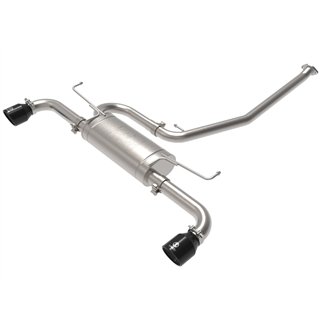 aFe Power | Takeda 2-1/4 IN to 2-1/2 IN 304 Stainless Steel Cat-Back Exhaust w/Black Tip - RAV4 2.5L 2019-2024