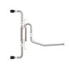 aFe Power | Takeda 2-1/4 IN to 2-1/2 IN 304 Stainless Steel Cat-Back Exhaust w/Black Tip - RAV4 2.5L 2019-2024