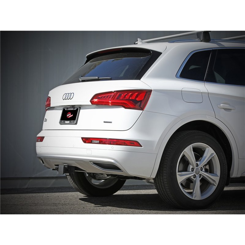 aFe Power | MACH Force-Xp 3 IN to 2-1/2 IN Stainless Steel Cat-Back Exhaust System - Q5 2.0T 2017-2024