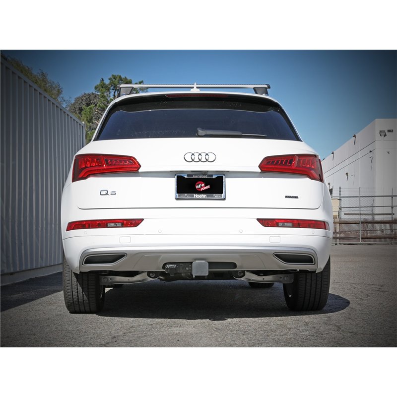 aFe Power | MACH Force-Xp 3 IN to 2-1/2 IN Stainless Steel Cat-Back Exhaust System - Q5 2.0T 2017-2024