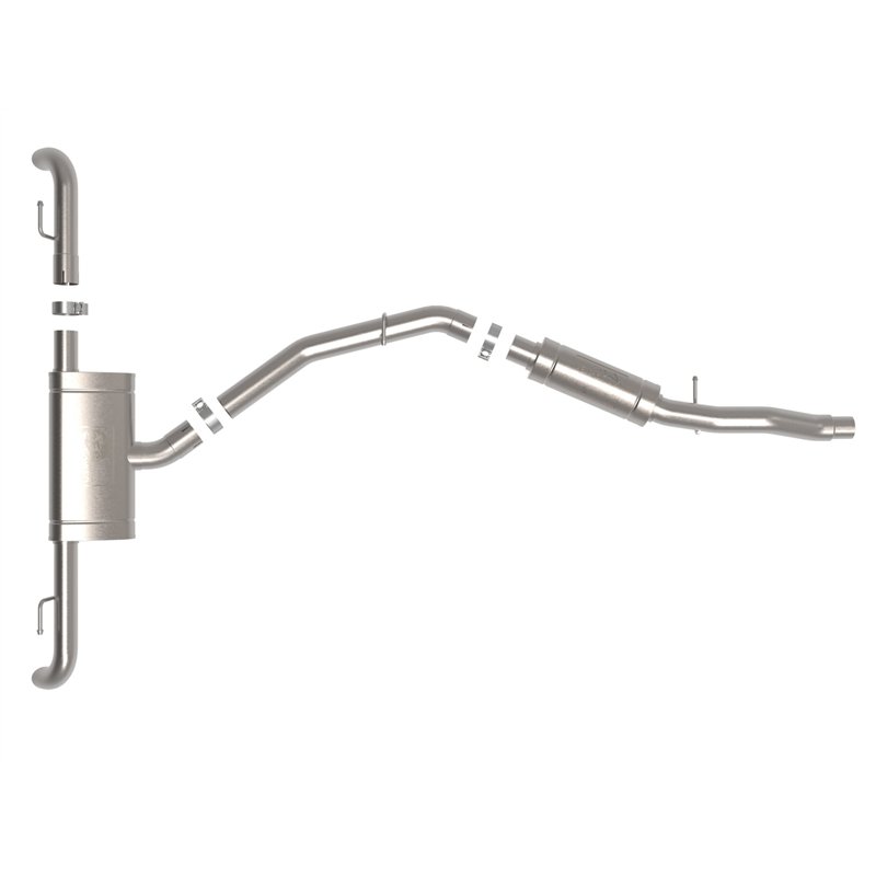 aFe Power | MACH Force-Xp 3 IN to 2-1/2 IN Stainless Steel Cat-Back Exhaust System - Q5 2.0T 2017-2024
