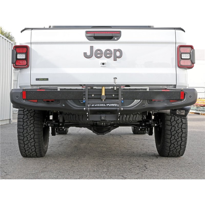 aFe Power | Vulcan Series 3 IN 304 Stainless Steel DPF-Back Exhaust System w/Black Tip - Gladiator 3.0L 2021-2023