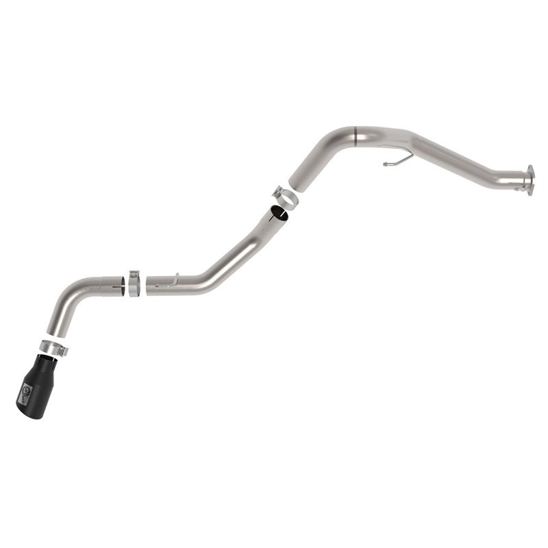 aFe Power | Vulcan Series 3 IN 304 Stainless Steel DPF-Back Exhaust System w/Black Tip - Gladiator 3.0L 2021-2023